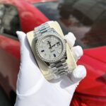 Rolex Day-Date 904L Steel Diamond Dial 40mm Super Clone - 图片 4