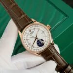 Rolex Cellini 50535-2 RG Plated White Dial 39mm Leather AAA Replica - 图片 2