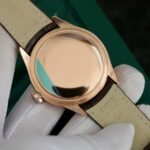 Rolex Cellini 50535-2 RG Plated White Dial 39mm Leather AAA Replica - 图片 8
