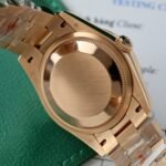 Rolex Day-Date RG Plated MOP Dial CZ Diamonds 36mm Super Clone - 图片 7