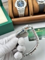 Rolex Day-Date 228236 904L Steel Black Dial CZ Diamonds 40mm Super Clone - 图片 4