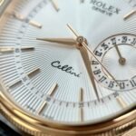 Rolex Cellini 50515 RG Plated White Dial 39mm Leather Super Clone - 图片 5