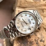 Rolex Datejust 904L Steel MOP Dial With Diamonds 41mm Jub Super Clone - 图片 5