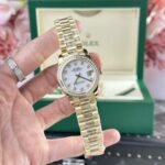 Rolex Datejust 278288 YG Plated White Enamel Dial CZ Diamonds 31mm AAA Replica