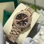 Rolex Datejust 278285rbr-0006 RG Plated Chocolate Dial CZ Diamonds 31mm BPF Replica - 图片 2