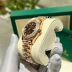 Rolex Datejust 278285rbr-0006 RG Plated Chocolate Dial CZ Diamonds 31mm BPF Replica - 图片 3