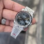 Rolex Datejust 126234 904L Steel Wimbledon Grey Dial 36mm Jub Super Clone - 图片 3