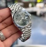 Rolex Datejust 126234 904L Steel Wimbledon Grey Dial 36mm Jub Super Clone - 图片 4