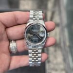 Rolex Datejust 126234 904L Steel Wimbledon Grey Dial 36mm Jub Super Clone