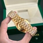 Rolex Day-Date 228238 YG Plated Champagne Dial CZ Diamonds 40mm Super Clone - 图片 8