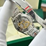 Rolex Daytona 126506 904L Steel Ice Blue Dial CZ Diamonds 40mm Oyster Super Clone - 图片 7