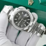 Rolex Datejust 126334 904L Steel Grey Dial 41mm Oyster Super Clone - 图片 3