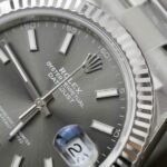 Rolex Datejust 126334 904L Steel Grey Dial 41mm Oyster Super Clone - 图片 4