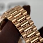 Rolex Day-Date RG Plated Chocolate Dial Baguette Diamond 36mm Super Clone - 图片 9