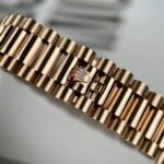 Rolex Day-Date RG Plated Chocolate Dial Baguette Diamond 36mm Super Clone - 图片 8