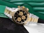 Rolex Daytona 126503 SS/YG Plated Black Dial CZ Diamonds 40mm Oyster Super Clone - 图片 4
