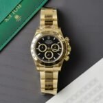 Rolex Daytona 126508 YG Plated Black Dial 40mm Oyster Super Clone