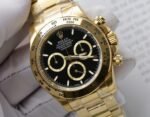 Rolex Daytona 126508 YG Plated Black Dial 40mm Oyster Super Clone - 图片 4