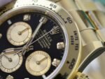 Rolex Daytona 116508 YG Plated Black Dial CZ Diamonds 40mm Oyster Super Clone - 图片 5