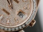 Rolex Day-Date RG Plated Diamond Dial Baguette Diamond 40mm Super Clone - 图片 5
