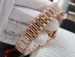 Rolex Day-Date RG Plated Diamond Dial Baguette Diamond 40mm Super Clone - 图片 7