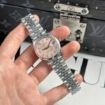 Rolex Datejust 316L Steel Pink Dial CZ Diamonds 31mm Jub THBF Replica - 图片 2