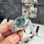 Rolex Datejust 316L Steel Green Dial 31mm Jub THBF Replica - 图片 4