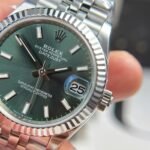 Rolex Datejust 316L Steel Green Dial 31mm Jub THBF Replica - 图片 6