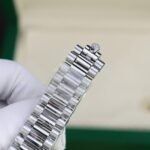 Rolex Day-Date 904L Steel Rainbow Pave Diamond Dial 40mm Super Clone - 图片 11