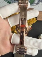 Rolex Land-Dweller 127335 Rose Gold White Honeycomb-Motif Dial 40mm Super Clone - 图片 4