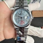 Rolex Land-Dweller 127336 Ice-Blue Honeycomb-Motif Dial 40mm Super Clone