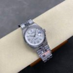 Rolex Land-Dweller 127234 904L Steel White Honeycomb-Motif Dial 36mm Super Clone
