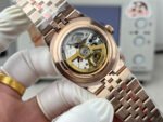 Rolex Land-Dweller 127235 Rose Gold White Honeycomb-Motif Dial 36mm Super Clone - 图片 7