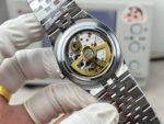Rolex Land-Dweller 127236 Ice-Blue Honeycomb-Motif Dial 36mm Super Clone - 图片 4