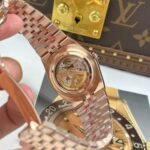 Rolex Land-Dweller 127335 Rose Gold White Honeycomb-Motif Dial 40mm Replica - 图片 4