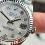 Rolex Datejust 316L Steel MOP Dial CZ Diamonds 31mm Jub THBF Replica - 图片 6