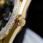 Rolex Day-Date YG Plated Green Dial With Diamonds 36mm Super Clone - 图片 7
