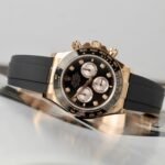 Rolex Daytona 126515 RG Plated Black Dial CZ Diamonds 40mm Oysterflex Super Clone - 图片 2