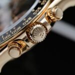 Rolex Daytona 126515 RG Plated Black Dial CZ Diamonds 40mm Oysterflex Super Clone - 图片 6
