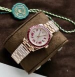 Rolex Datejust RG Plated Diamond Dial Baguette Diamond 31mm Super Clone - 图片 2