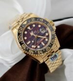 Rolex GMT-Master II 126718GRNR YG Plated Tiger Iron Dial 40mm Jub Super Clone - 图片 2