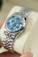 Rolex Datejust 278344 316L Steel Flower Blue Dial CZ Diamonds 31mm Jub AAA Replica - 图片 6