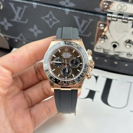 Rolex Daytona 126515 RG Plated Chocolate Dial 40mm Oysterflex Super Clone