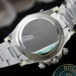 Rolex Daytona 126500 904L Steel Silver Dial With Diamonds 40mm Oyster Super Clone - 图片 7