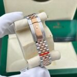 Rolex Datejust 126331 SS/RG Plated Fluted Grey Dial 41mm Jub Super Clone - 图片 9