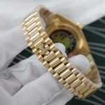 Rolex Day-Date 128238 YG Plated Grey Dial CZ Diamonds 36mm Super Clone - 图片 10