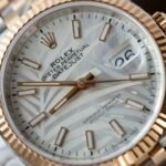 Rolex Datejust 126231 SS/RG Plated Silver Palm Dial 36mm Jub Super Clone - 图片 5