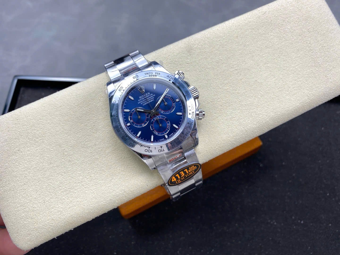 1750589480-568.jpg Rolex Daytona 126509 904L Steel Blue Dial 40mm Oyster Super Clone - 图片 1