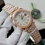 Rolex Day-Date RG Plated Meteorite Dial With Diamonds 40mm Super Clone - 图片 3