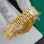 Rolex Day-Date YG Plated Paved-Rainbow Diamond Dial 36mm Super Clone - 图片 9